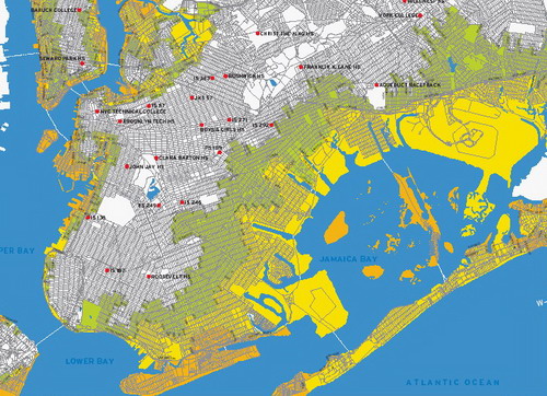 Brooklyn Flood Zone Map Brooklyn Flood Brooklyn Waterfront Research Center